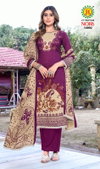 Nora Vol 14 By Jt Rayon Gold Printed Surat Dress Material Wholesale Market